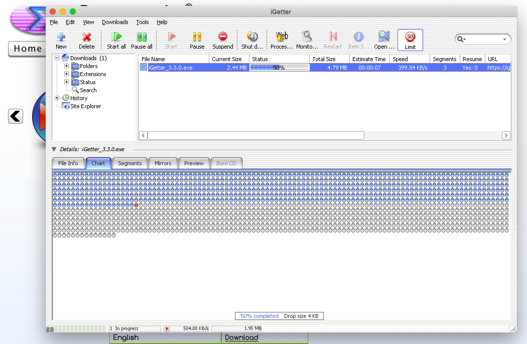iGetter in Wine for macOS